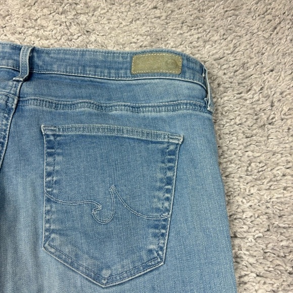 Adriano Goldschmied Jeans Womens 31 Stevie Capri Slim Straight Light Wash Casual - Picture 5 of 6